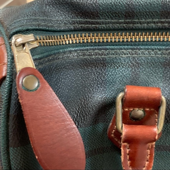 Vintage Polo Ralph Lauren Blackwatch Green Check Speedy Bag - Picture 9 of 14